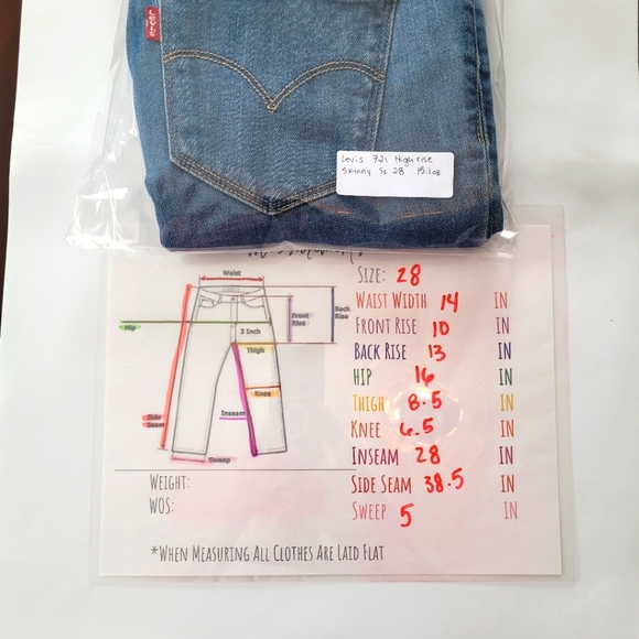 Levis | Women's 721 High-Rise Skinny - Picture 6 of 6